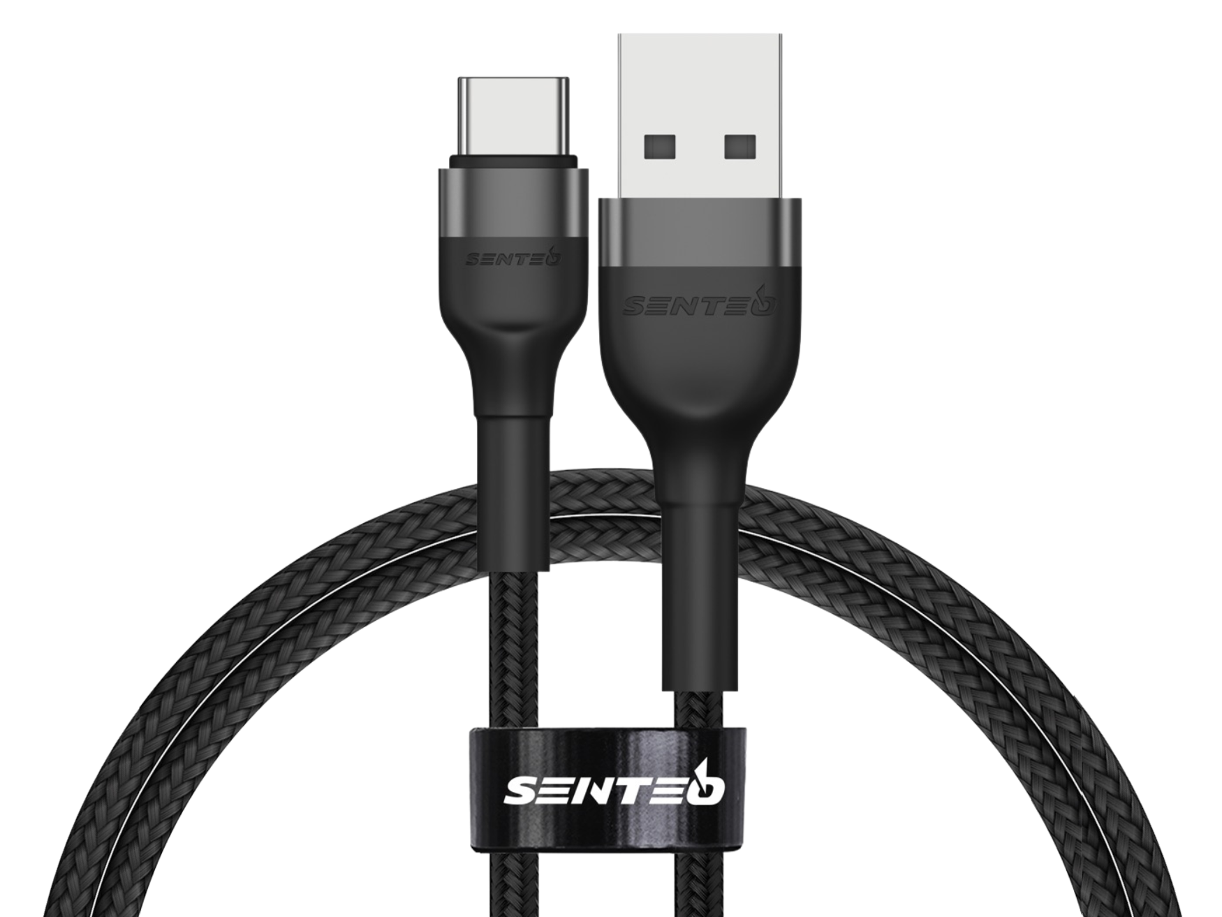 Senteo ST-01 Cable USB A a USB C 3A/20V nailon trenzado