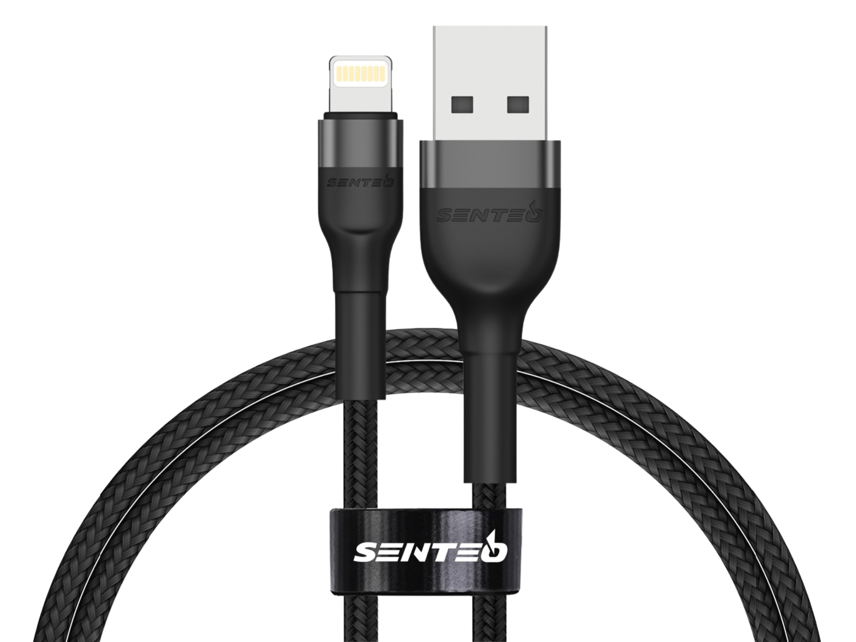 Senteo ST-01 USB A al cable de carga Lightning MFi Lightning USB A cable 2.4A de alta velocidad