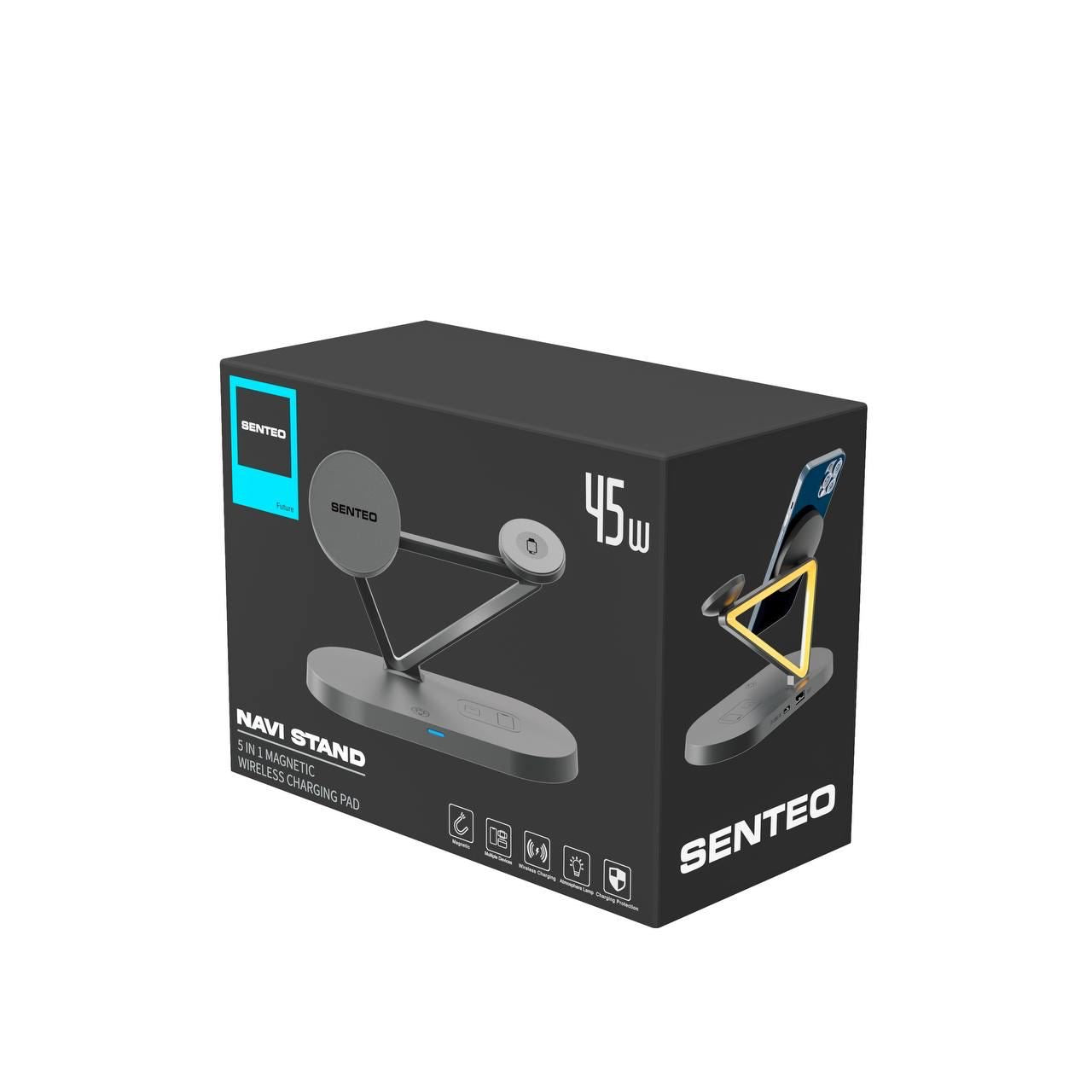 Senteo Navi Stand 5 in 1 45W DRAHTLOSE DOCKINGSTATION