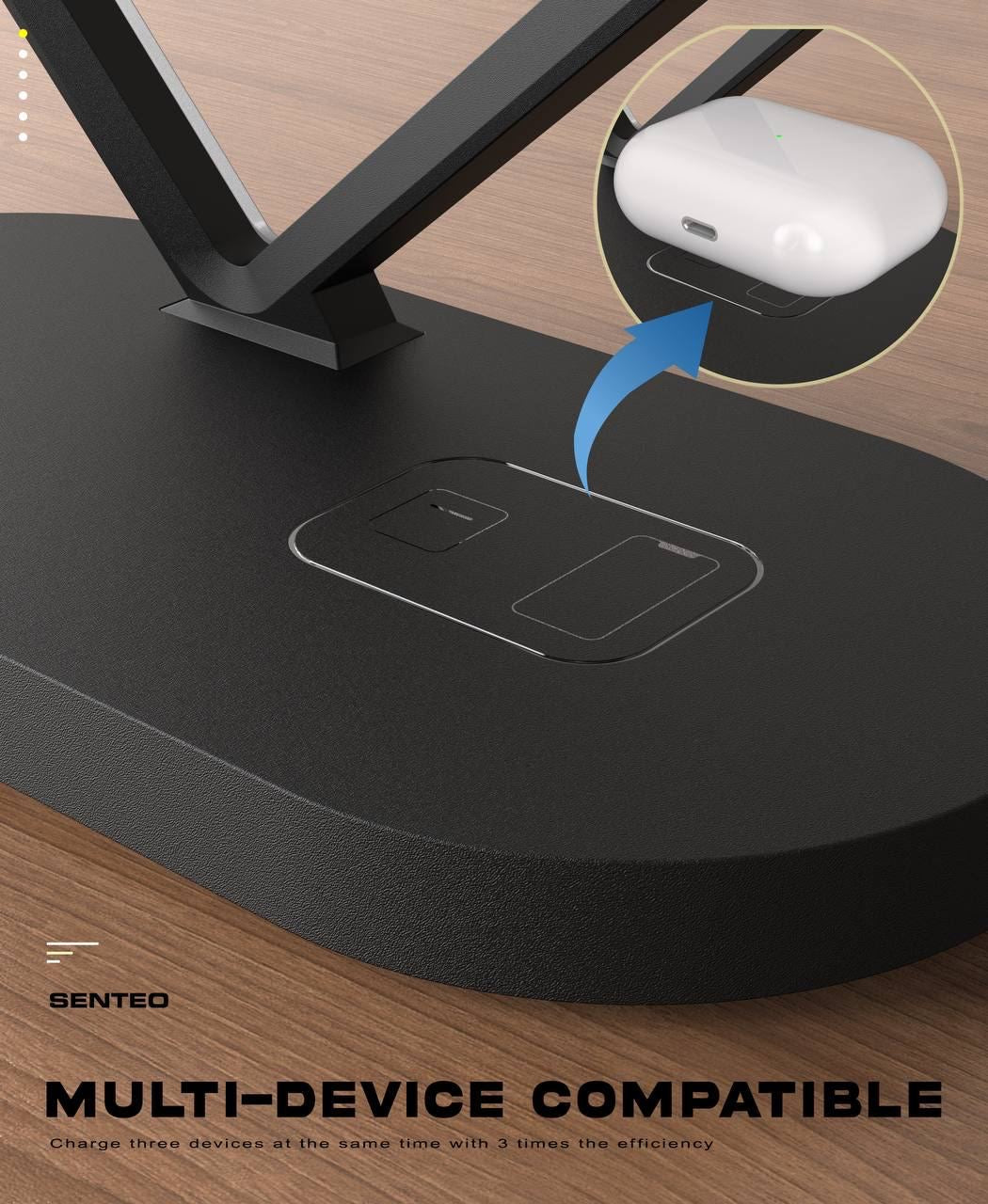Senteo Navi Stand 5 in 1 45W DRAHTLOSE DOCKINGSTATION
