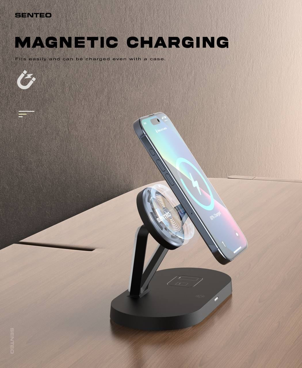 Senteo Navi Stand 5 in 1 45W DRAHTLOSE DOCKINGSTATION