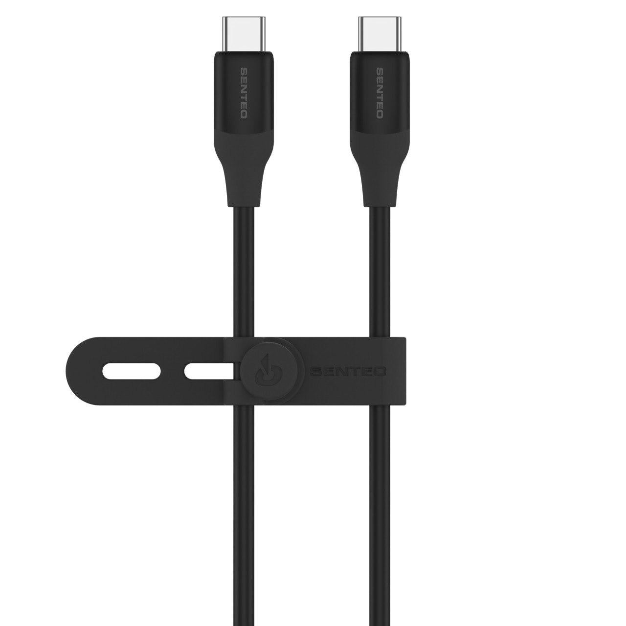 Senteo SL-07 3A skin silicon USB C - USB C Cable 100W 1,2M