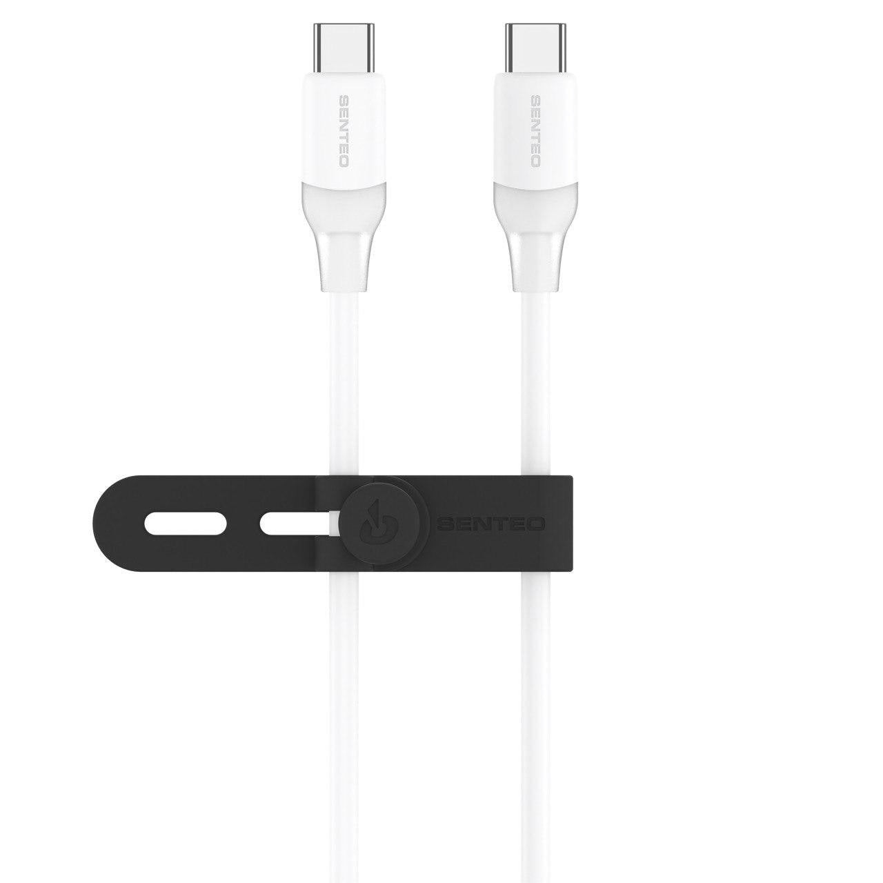 Senteo SL-07 3A skin silicon USB C - USB C Cable 100W 1,2M