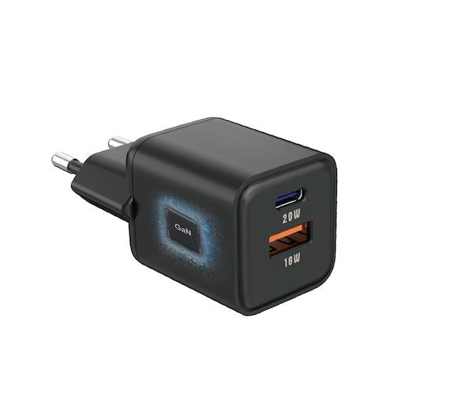 Senteo Z-22 USB-C+USB-A PD 20W/18W QC3.0 Schnellladegerät Doppelport