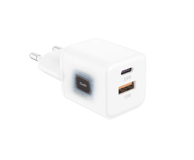 Senteo Z-22 USB-C+USB-A PD 20W/18W QC3.0 Schnellladegerät Doppelport