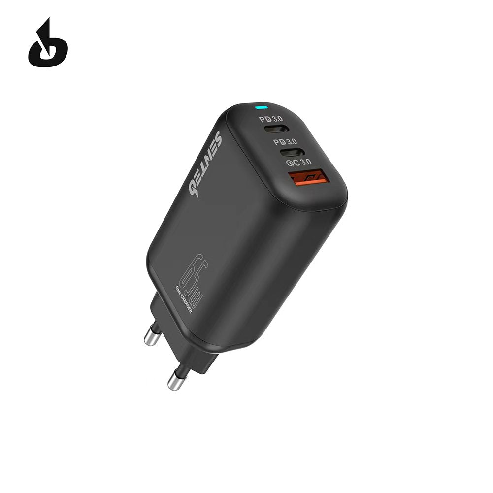 Senteo Z-21 65W 3-Port Ladegerät GaN Quick Charge Schnellladegerät
