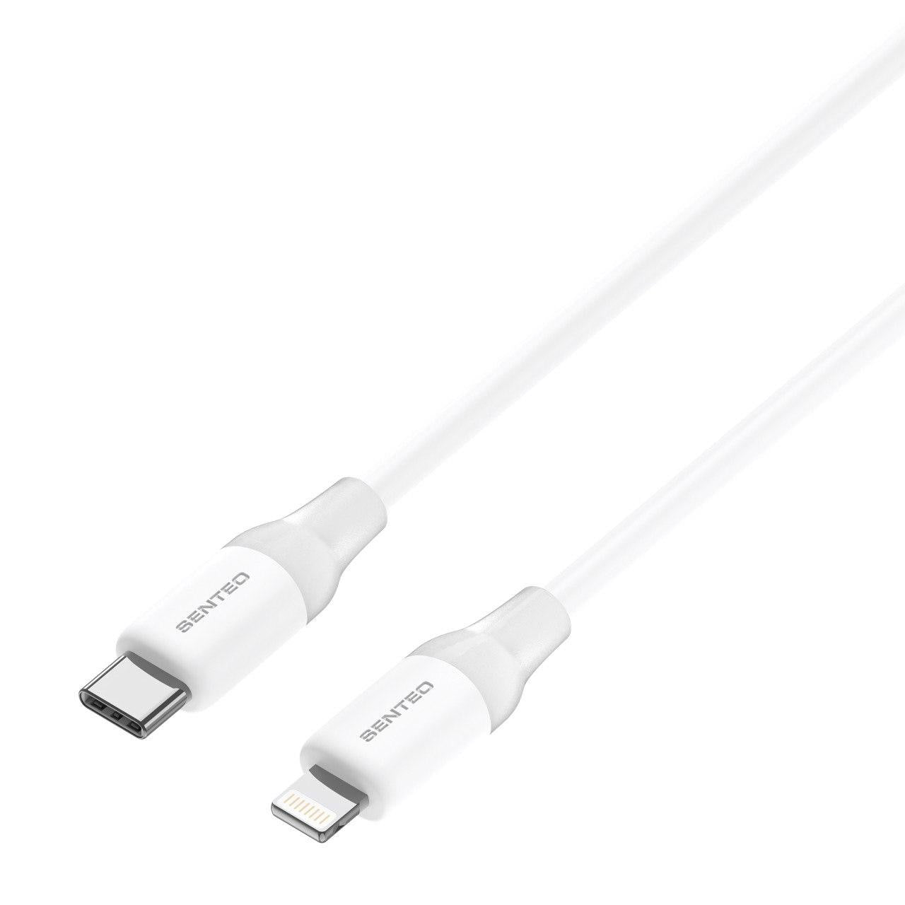 Senteo SL-07 soft silicone USB C-Lightning Cable 30W 1,2m