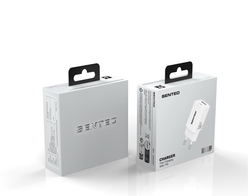Cargador rápido Senteo Z-02S 30W de doble puerto PD Charge